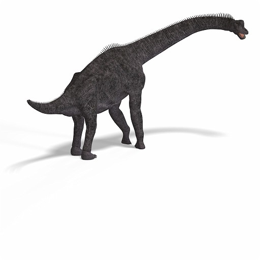 Brachiosaurus 14 A_0001.jpg - giant dinosaur brachiosaurus With Clipping Path over white